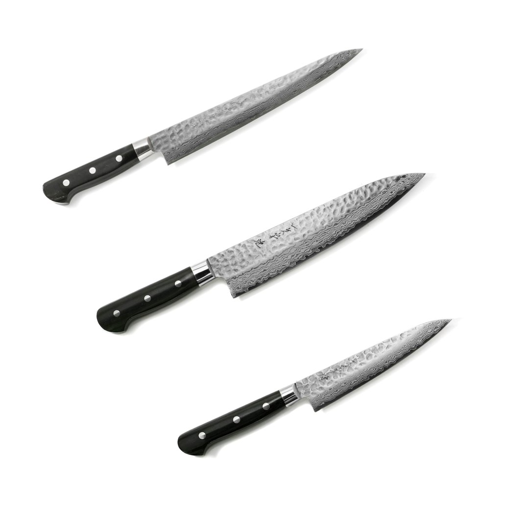 Coltello da chef vichingo aggiornato Huusk con guaina, coltello da  macellaio giapponese forgiato a mano per taglio carne