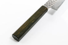 Load image into Gallery viewer, A chestnut wood handled multipurpose Japanese Kitchen Knife