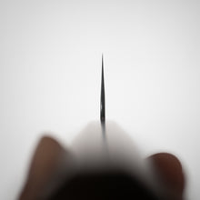 Image de chargement dans la visionneuse de la galerie, Couteau Wa-Santoku acier argenté no.3 manche en noyer - Fabriqué par Satoshi Nakagawa