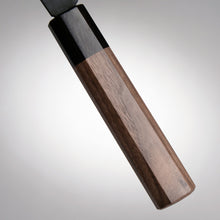 Load image into Gallery viewer, A walnut handle gives good water resistance.