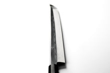 Cargar imagen en el visor de la galería, Cuchillo Kirameki  Mizuyaki Honyaki Sakimaru Yanagiba Acero Blanco #2 - Fabricado por Satoshi Nakagawa