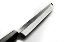 Cargar imagen en el visor de la galería, Cuchillo Kirameki  Mizuyaki Honyaki Sakimaru Yanagiba Acero Blanco #2 - Fabricado por Satoshi Nakagawa