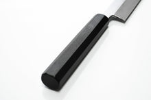 Cargar imagen en el visor de la galería, Cuchillo Kirameki  Mizuyaki Honyaki Sakimaru Yanagiba Acero Blanco #2 - Fabricado por Satoshi Nakagawa