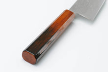 Load image into Gallery viewer, A special urushi handle and damascus finish makes for a beautiful Japanese knife