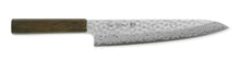 將圖像加載到圖庫查看器中, AUS10 Sazanami Damascus Gyuto Chef Knife Hammered Damascus Wooden Handle Made in Japan