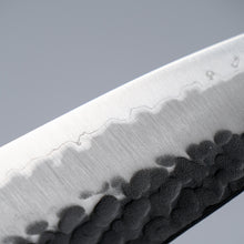 Load image into Gallery viewer, Blue Steel Super KURO Santoku Knife ( Kurouchi Finish )