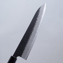 Load image into Gallery viewer, Sakai Ichimonji Mitsuhide, KURO Wa-Gyuto Japanese knife, made in Japan, full blade view, Blue Super Steel (Aogami Super) blade core