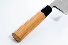 Load image into Gallery viewer, Hakugin Silver Steel #3 Kasumi Deba Knife with Saya