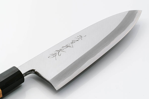 Carbon High-grade White Steel Deba Knife (Fish Knife) Japanese Yew