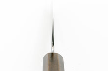 Load image into Gallery viewer, Kirameki Blue Steel #1 Wa-Santoku Knife with Kuroro Urushi Lacquered Handle