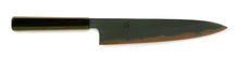Load image into Gallery viewer, Kirameki Blackened Damascus Blue Steel#1 Kuroro Handle Wa Gyuto 240mm
