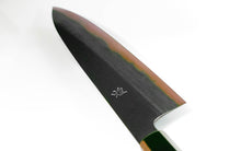 Load image into Gallery viewer, Wa Gyuto Black Damascus Japanese Style handle