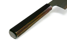Load image into Gallery viewer, Black blade Urushi lacquered handle Japanese kitchen knife