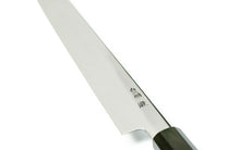 Load image into Gallery viewer, White Steel #2 Tan Kasumi Kiritsuke Yanagiba Knife