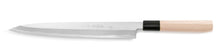 Cargar imagen en el visor de la galería, White Steel Kasumi Yanagiba Knife 300mm Left-Hander