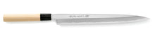 이미지를 갤러리 뷰어에로드, White Steel Tan Kasumi Yanagiba Knife 300mm