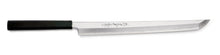 Cargar imagen en el visor de la galería, Cuchillo Montanren Sakimaru Takobiki Acero Blanco #1 - Mango de ébano