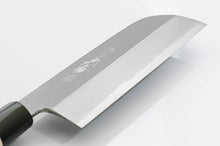 Load image into Gallery viewer, Usuba knives also excel at peeling vegetables.