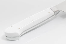 Image de chargement dans la visionneuse de la galerie, Couteau Sujihiki - acier inoxydable suédois - manche marbre blanc