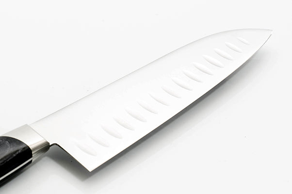 Couteau de cuisine Global Série G lame alvéolée sur