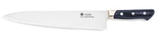 Load image into Gallery viewer, Sakai Ichimonji's SWORD FV10 Gyuto chef knife, featuring a polished VG-10 stainless steel blade and a durable three-rivet black laminated wood handle.