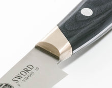 Cargar imagen en el visor de la galería, A nickel silver bolster is polished by hand for high quality comfort.