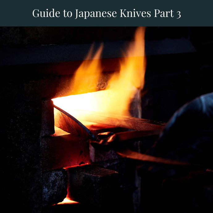 Introduction aux couteaux de cuisine japonais Partie 3
