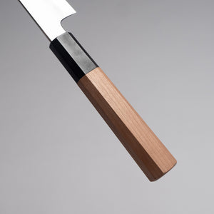 Nakagawa Satoshi Forged - Kirameki Silver Steel #3 Wa-Petty with Sakura Wood Handle