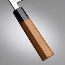 Carica immagine in Gallery Viewer, An Aogami deba knife with yew handle, perfect for fish deconstruction
