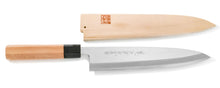 Load image into Gallery viewer, Hakugin Kasumi Mioroshi Knife 240mm with Saya

