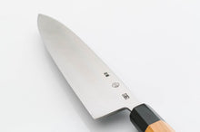 Cargar imagen en el visor de la galería, Cuchillo Hakugin Kasumi Mioroshi Acero Ginsan con Saya
