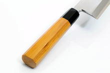 Cargar imagen en el visor de la galería, Cuchillo Hakugin Kasumi Mioroshi Acero Ginsan con Saya
