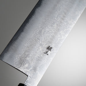 Silver Steel #3 Damascus Nakiri
