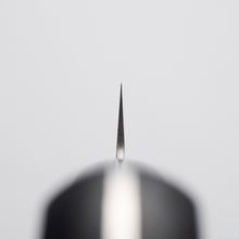 Load image into Gallery viewer, Blue Steel Super KURO Sujihiki Knife ( Kurouchi Finish ) Red Handle
