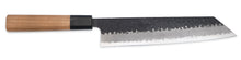 Load image into Gallery viewer, Black kurouchi K-tip gyuto Japanese chef knife
