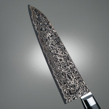 Load image into Gallery viewer, Kirameki Forge Welded Damascus Santoku Knife
