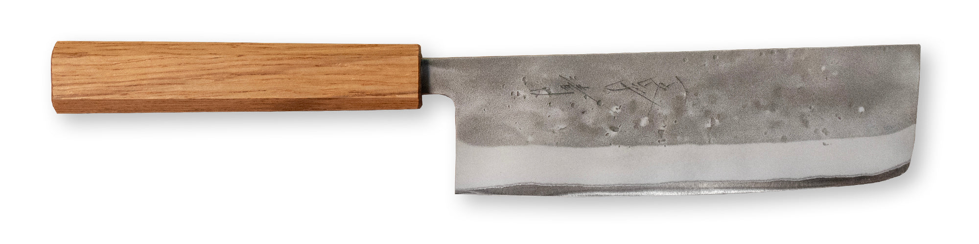 Couteau Nakiri - acier carbone bleu no.2 - Série Kiyoshi