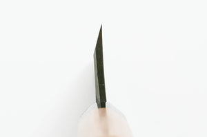 Couteau Deba - acier argenté no.3 - Hakugin avec fourreau