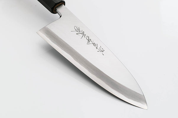 Couteau japonais Deba - IKENAMI HAMONO - Acier blanc 1