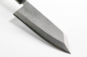 Couteau Kiritsuke Deba - acier carbone bleu no.1 - Suminagashi