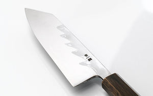 Kirameki Blue Steel #1 Suminagashi Kiritsuke Deba Knife