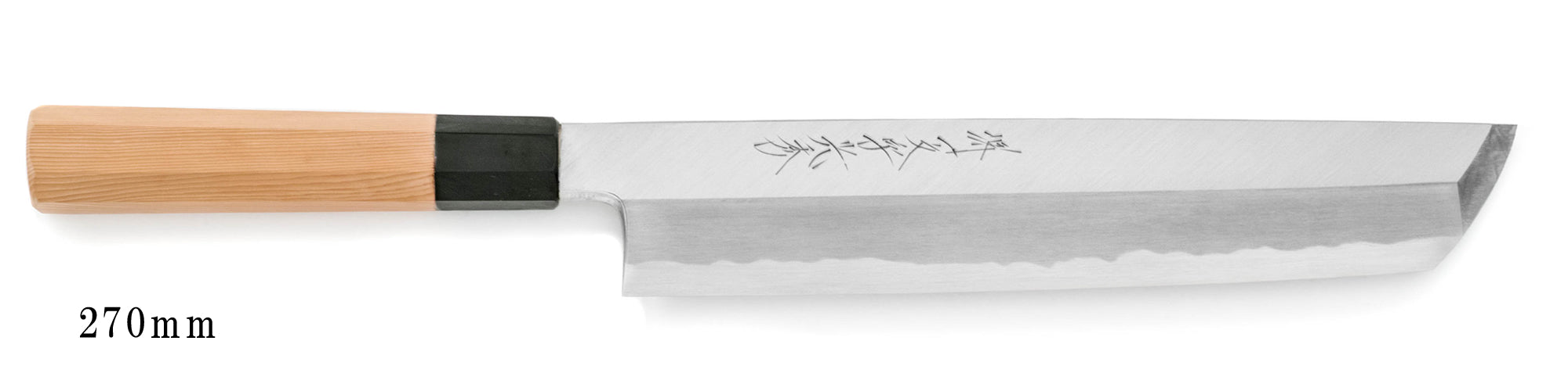 White Steel#1 Montanren Hamo Honekiri Knife 270mm