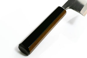 Couteau Deba - acier carbone bleu no.1 - Kirameki miroir manche Urushi Kuroro