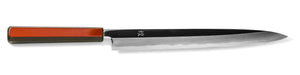 Kirameki White Steel#1 Mirror Finish Akaro Handle Yanagiba Knife 300mm