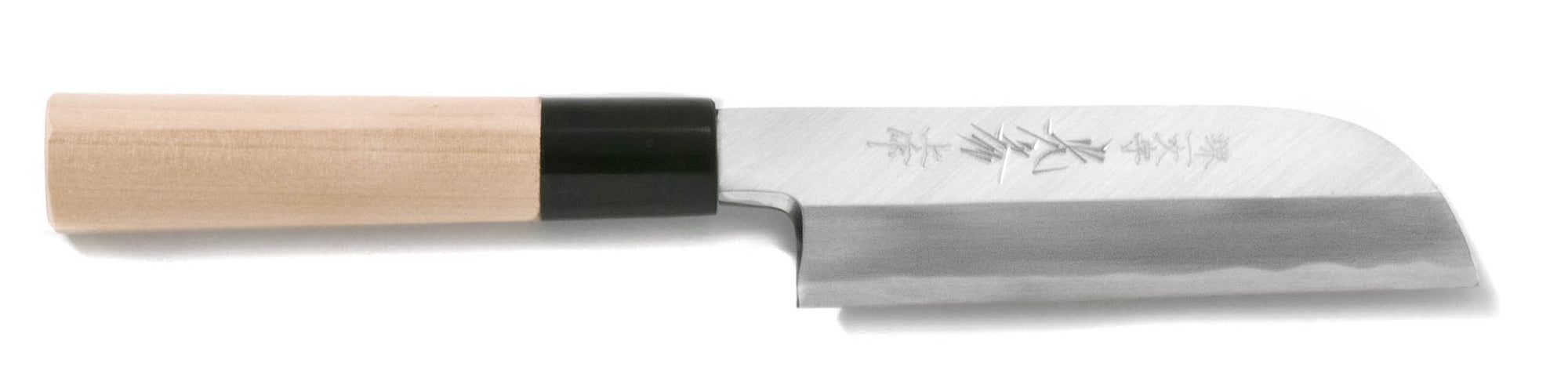 White Steel Kasumi Mukimono Knife 105mm