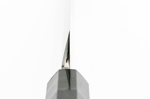 Single bavel Yanagiba knife for slicing fish in thin piece