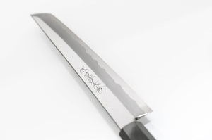 Couteau Sakimaru Takobiki - acier carbone blanc no.1 - Montanren