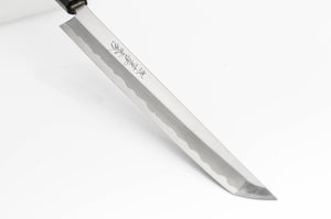 Couteau Sakimaru Takobiki - acier carbone blanc no.1 - Montanren