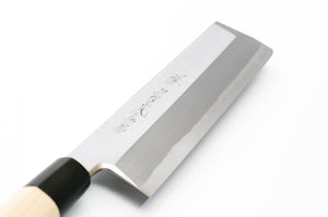 Couteau Usuba Edo - acier carbone bleu no.2 - Hongasumi