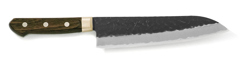 Ichimonji Kuro Blue Steel Super Kurouchi Santoku Knife